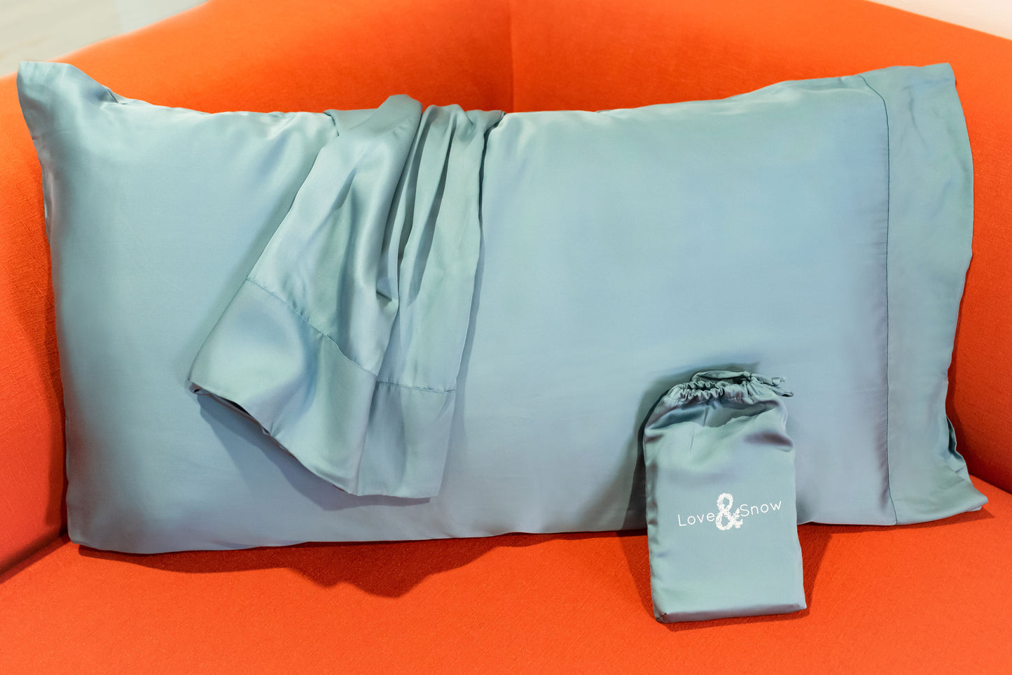 Ocean Dusk 100% Organic Bamboo Silk Pillowcase